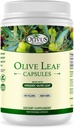 Capsules d'Olive Leaf Bulk 1000 Ct - 550 mg Capsules végétales - Pure Organic Olive Leaf Poudre sans remplissage - Supplément antioxydant de soutien immunitaire