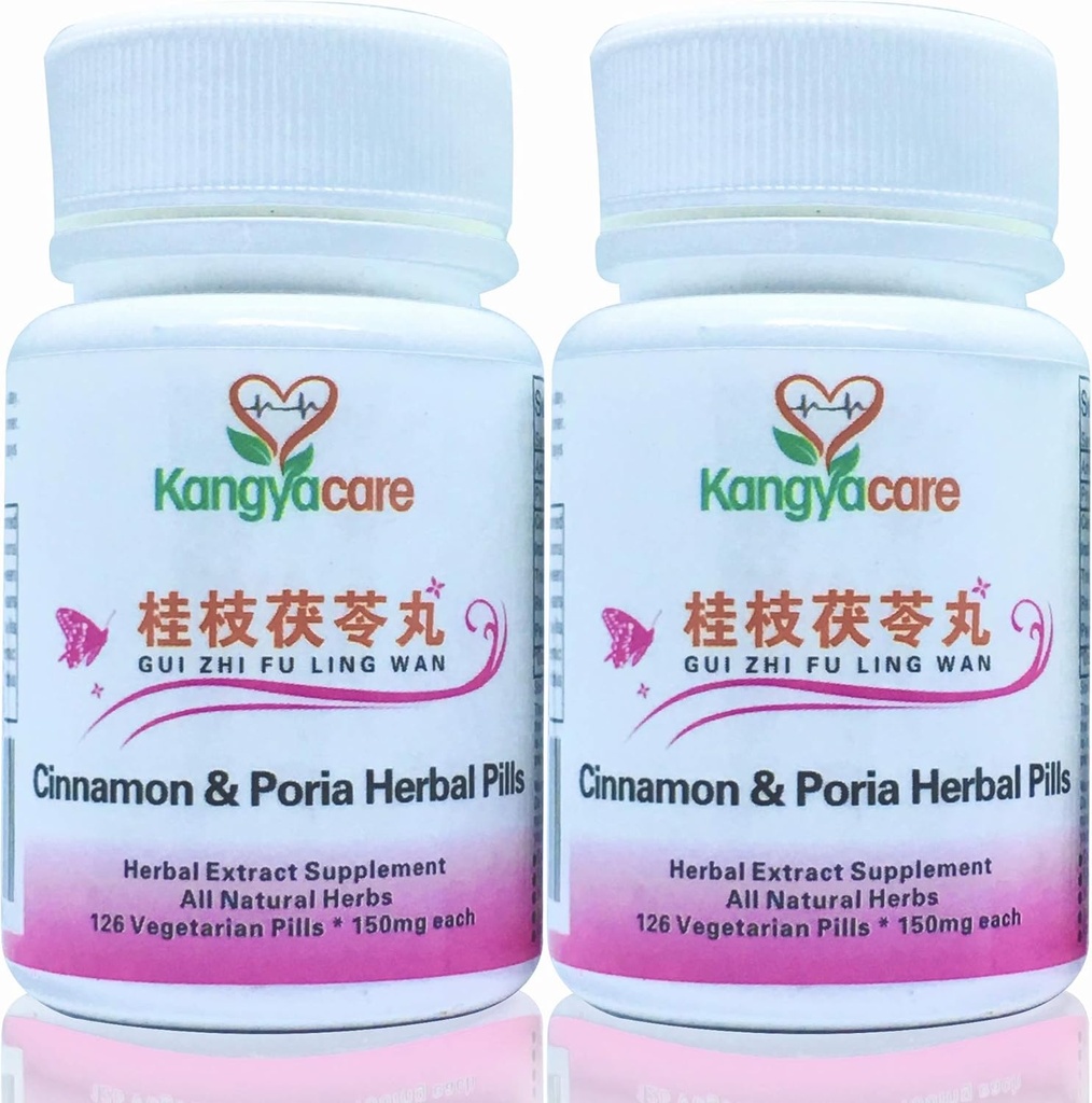 GUI Zhi Fu Ling Wan -Cinnamon & Poria Pills -Soulagement du cycle naturel -Aide aux crampes menstruelles, crampes pelviennes, ballonnement, désagrément de la période -Promouvoir la santé des femmes - Tous naturels - 252 Ct (2)