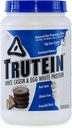 Nutrition corporelle Trutein Poudre à haute teneur en protéines : 45 % Whey, 45 % Caséine, 10 % Blanc d'oeuf, Sans gluten, Faible teneur en sodium, Poudre de protéines de lactosérum, Supplément de gymnastique et petit déjeuner Shake, beurre d'arachide au chocolat, 2lb