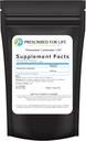 Prescripted for Life Poudre de carbonate de potassium, potasse naturelle de qualité alimentaire USP pour plantes, savon, suppléments, et plus, poudre de potassium en vrac pur (1kg / 2,2lb)