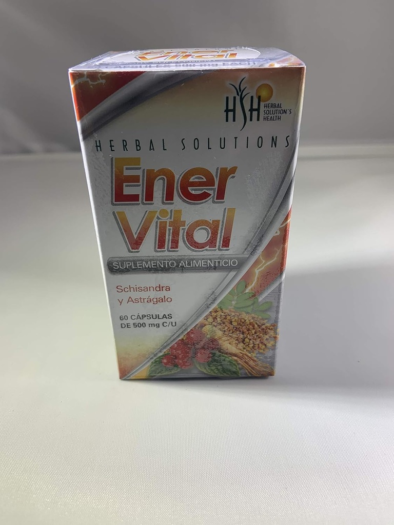 Ener gélules vitales (60 capsules, 500 mg chacune) (w/Schisandra et Astragalus)
