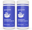 UpNourish Glycinate de Magnésium Chélaté 500mg Capsules - Chélalate de Magnésium pour Haute Absorption - Supplément de Magnésium Pure pour Calme, Crampes des jambes, Relaxation musculaire 480 Capsules