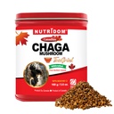 Nutridom Canadian Chaga Mushroom Tea Grind, Pebbles, Harvested sauvage, Picked à la main, 160 g