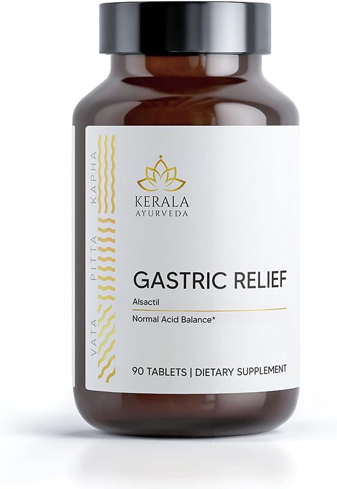 Kerala Ayurveda Gastric Relief Comprimés à base de plantes prébiotiques naturels pour l'équilibre de l'acide stomach sain