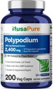 NusaPure Polypodium Leucotomos 10:1 Extract, 240 mg Equivalent to 2400mg 200 Veggie Capsules (Vegetarian, Non-GMO, Vegan)