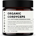 Erbologie Bio Cordyceps Poudre de champignons 50 portions - 48% Beta-glucanes - Énergie et performance - Cordyceps Sinensis - Petit lot - Croissance durable en Europe - Vegan - Non-OGM - Pas de remplissage ajouté