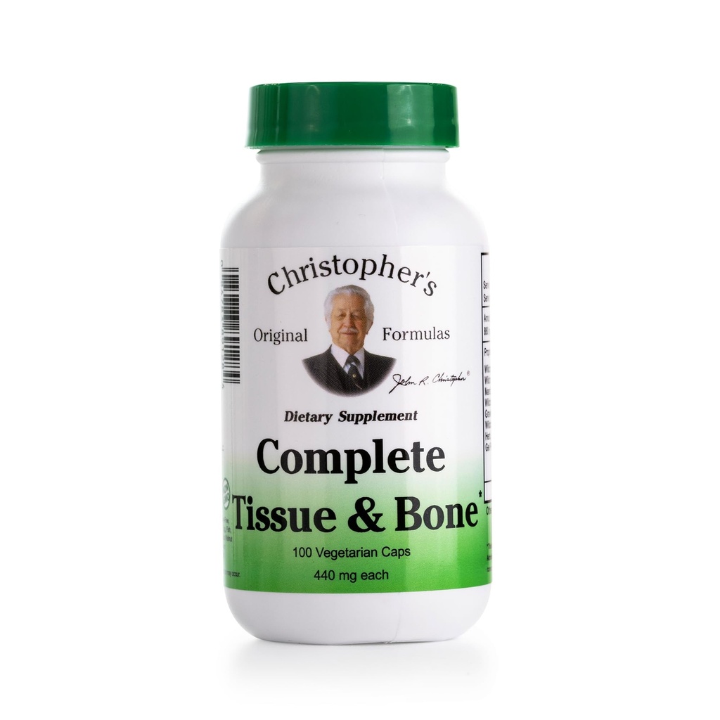 Formules originales de Christopher Formule complète de tissus et os – 100 VCaps.