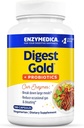 Enzymedica Digest Gold + Probiotiques, 2-en-1 Formule pour la santé des Guts, enzymes digestives et cultures probiotiques actives, 180 Compte