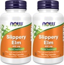 MAINTENANT Slippery Elm 400mg 100 Capsules (paquet de 2)