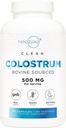 Type Zero Colostrum Supplément (500mg) 180 Capsules - Bovine, Non-OGM, Sans gluten