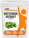 BulkSupplements.com Poudre d'extrait de beurre - Supplément de beurre, Supplément antioxydants - Vegan & sans gluten, 150mg par portion, 100g (3.5 oz) (paquet de 1)