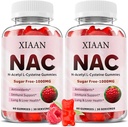 NAC Gummies for Kids & Adults, N Acetyl Cysteine 1000mg NAC Supplement for Antioxidants & Immune Support, Lung & Liver Health, Raspberry Flavor 120 Count