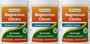 Best Naturals Magnesium Citrate Powder 1 pound (1 LB (Pack of 3))