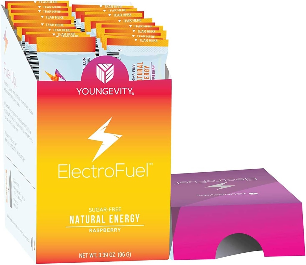 Nu Kai Wellness Hydration Supplements - Energy Drink Mix – Raspberry Electrolytes Powder Packets – Up to 60 Servings - Formerly GO Stik - Plus Gift
