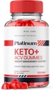 rize labs Platinum Keto AVC Gummies pour la perte de poids avancée, supplément pour la force maximale Gomitas (60 Gummies)