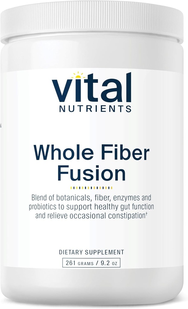 Nutriments vitaux - Poudre de fusion de fibre entière - Source naturelle de fibre alimentaire - Végétarien - 261 Grams