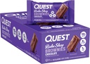 Quest Nutrition Bake Shop, Chocolate Brownies, 10g Protein, 2g Net Carbs, 1g Sugar, Protein Snack, 10 Count
