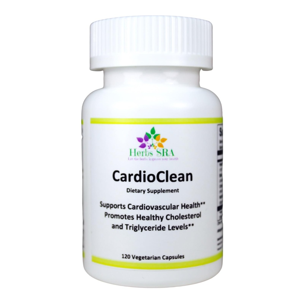 CARDIOCLEAN Support cardio-vasculaire optimal - Supplément santé cardiaque avec ingrédients naturels, soutient la circulation sanguine, Fabriqué aux États-Unis