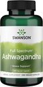 Swanson Ashwagandha Supplément en poudre - Ashwagandha Root & Aerial Parts - Promotion du stress et de l'énergie - Supplément ayurvédique pour le bien-être naturel (100 capsules, 450mg chacune)