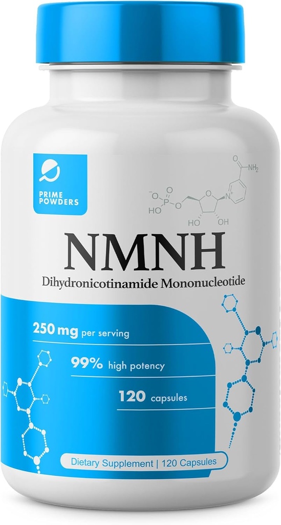 NMNH: Dihydronicotinamide Mononucleotide (120 Capsules) NAD+ Support NR NAD Supplement