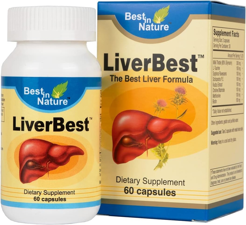 LiverBest - Supplement Featuring Milk Thistle, L-Taurine and More