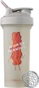 BlenderBottle Juste pour Fun Classic V2 Shaker Bouteille parfaite pour les shakes protéiques et préentraînement, 28-Ounce, What's Shakin'