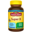 Nature faite Super B complexe vitamines pour les femmes et les hommes, supplément alimentaire pour le métabolisme énergétique, Super Vitamine B complexe, 60 Softgels, 60 jours d'approvisionnement