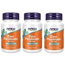 MAINTENANT Picolinate de zinc 50mg, 60 Capsules (paquet de 3)