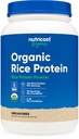 Poudre de protéines de riz biologique Nutricost (2 LB) - Sans gluten, sans OGM (du riz brun)