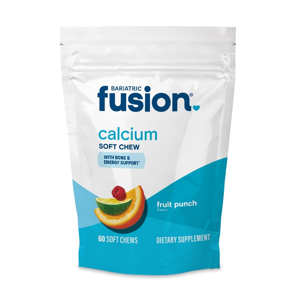 Fusion bariatrique Supplément calcium bariatrique Chews.Citrate de calcium avec vitamine D3 vitamine bariatrique.