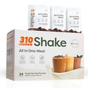 310 Nutrition - All-In-One repas de rechange Shake - Nouvelle formule avec fibre riche mélange de superaliments végétaliens - Adoucisseurs naturels - Faible carbure Shake, Keto & Paleo Friendly - Sans gluten - 26 Vitamines et minéraux essentiels - Variété Shake Box - Chocolate Bliss