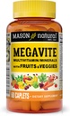 MAISON NATUREL Vitamine Megavite Fruits et légumes Formule minérale, 60 Nombre