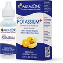 ALKAZONE Liquid Potassium+. Les suppléments liquides ont un taux d'absorption plus rapide.