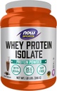 NOW Foods Sports Nutrition, Whey Protein Isolate, 25 g With BCAAs, Creamy Chocolate Powder, 1.8-Pound
