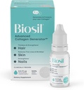 Supplément de booster de collagène biosil - 0.5 fl oz gouttes - Activateur ch-OSA breveté pour la peau, les cheveux, les ongles et les articulations - supporte la production naturelle - 30 jours d'approvisionnement
