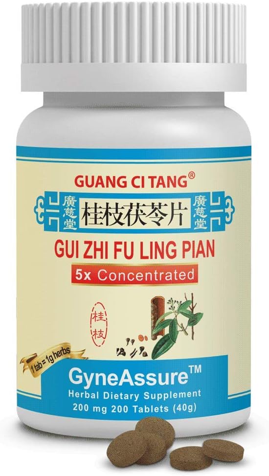 Guang Ci Tang - GUI Zhi Fu Ling Pian (GyneAssureTM) - 12 bouteilles