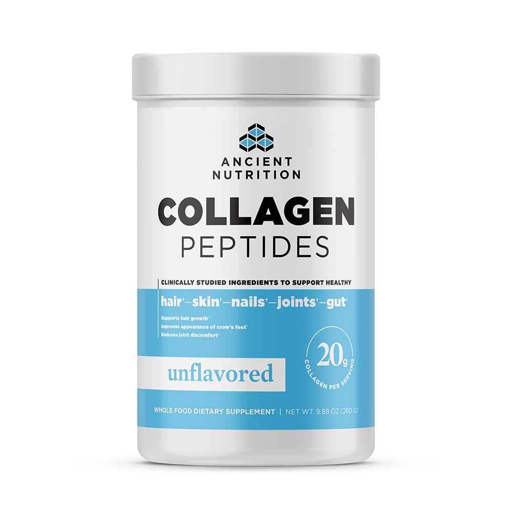 La nutrition ancienne Peptides de collagène non aromatisés, 9,88 OZ