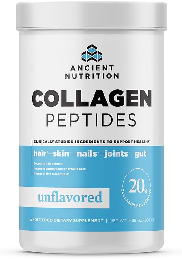 La nutrition ancienne Peptides de collagène non aromatisés, 9,88 OZ