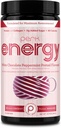 Perk Energy Original Chocolat blanc Poppermint Pretzel Drink Mix (20 portions) - Sans gluten, sans soja, sans arachide
