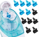 Silicone Saltwater Pods Recharges Accessoires Compatible avec Navage Nasal Care Nasal Irrigation System - Save Salt Water pods for Easy Operation (6 Noir + 6 Bleu), nomal