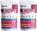 BEET'UMS Beet Chews - Supplément en poudre de jus de betterave biologique premium - Support de circulation de l'oxygène nitrique et du flux sanguin - Real Chocolate Pomegranate Health Chews avec 7 superaliments (2)