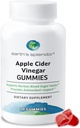 Gommies de vinaigre de cidre de pomme Splendor de la Terre - 30 comte - végétalien, non-OGM, sans gluten - soutient la santé digestive, detox, système immunitaire et l'énergie naturelle - délicieuse saveur fruitée