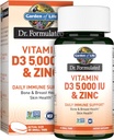 Garden of Life Quercetin Zinc Une fois par jour Supplément de soutien immunitaire avec vitamine D3 pour la santé osseuse, la santé mammaire et la peau – Dr Formulé – Sans gluten, sans OGM – 30 Mini Tabs