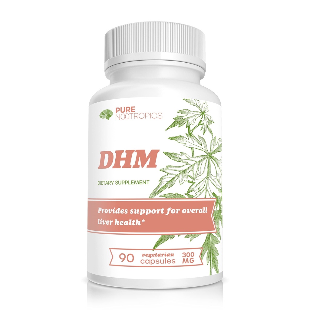 Pure Nootropics Dihydromyricétine (DHM) 300 mg Capsules
