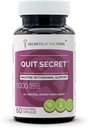 Secrets de la tribu - Quitter Secret, soutien de retrait de la nicotine, mélange de supplément à base de plantes (60 capsules)