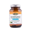 Flora - Support immédiat Enzymes digestifs - Supports Lactose Digestion, Bloating, Heartburn & Gas - Contient 7 Enzymes - Sans gluten - 60 Capsules végétariennes