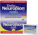 Neurobion Dolo Pain Reliever, Réducteur de fièvre, Extra Force, Fuerte, Alivia el Dolor, Réduire la Fiebre Dispenser 50 x 2 Comprimés