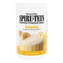 Natures Plus SPIRU-TEIN, Banane - 1,2 lb - Secouement de protéines à base végétale - Non-OGM, Végétarien, Sans gluten - 16 portions