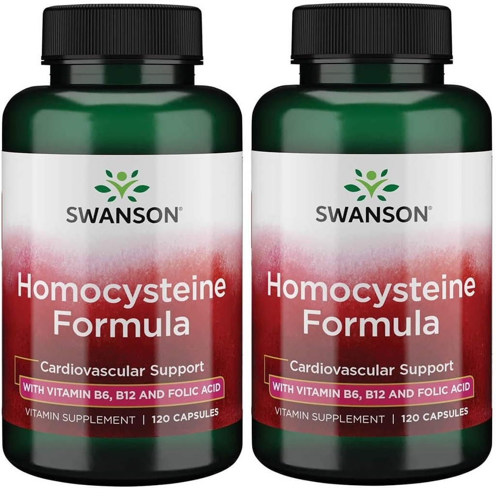 Swanson Homocysteine Formule 120 Caps (2 Pack)